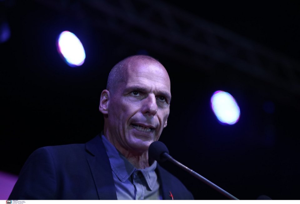 Ο Γ. Βαρουφάκης στο συνέδριο του ΜέΡΑ25 -Φωτογραφία: Intimenews/ΤΖΑΜΑΡΟΣ ΠΑΝΑΓΙΩΤΗΣ