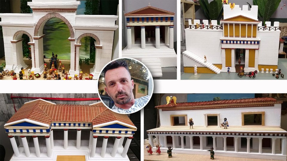 μικρογραφία ορισμένα από τα σημαντικότερα μνημειακά κτίσματα της Θάσου