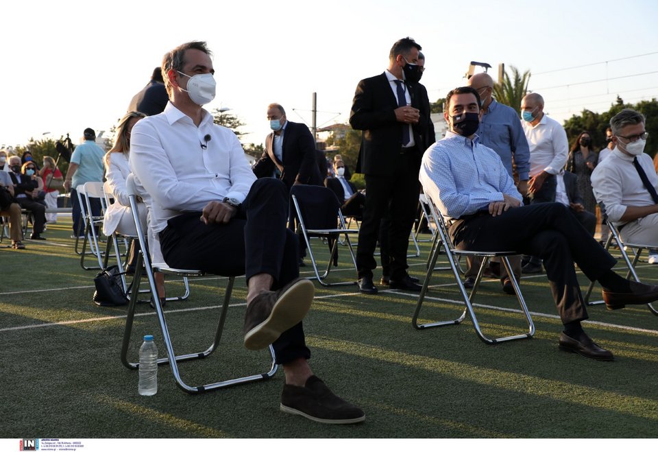 Ο Κυριάκος Μητσοτάκης στην εκδήλωση για την ανάπλαση του παραλιακού μετώπου / Φωτογραφία: Intimenews/ΣΤΕΦΑΝΟΥ ΣΤΕΛΙΟΣ