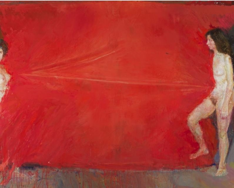 Μεγάλη σπουδή στο κόκκινο του καδμίου, Γιώργος Ρόρρης / Ιδρυμα Βασίλη και Ελίζας Γουλανδρή