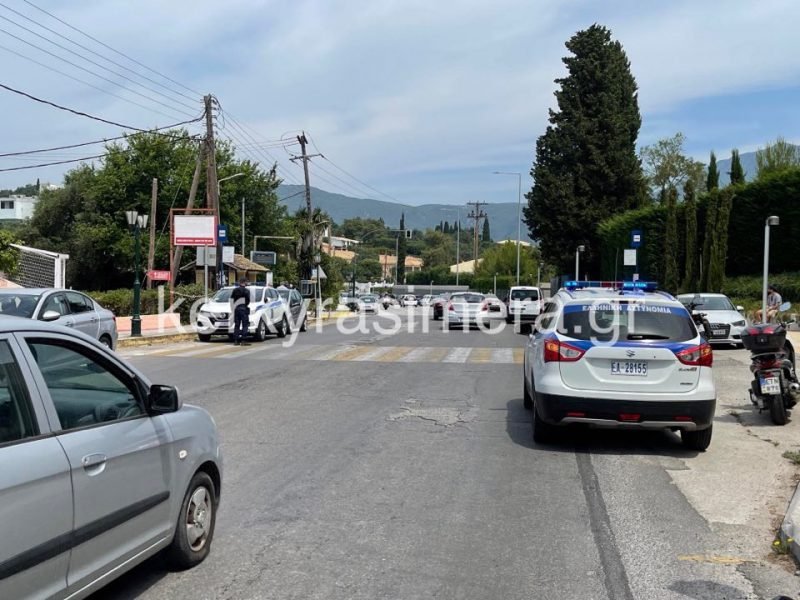 Εικόνα από την αποκλεισμένη από την αστυνομία περιοχή όπου έγινε η άγρια δολοφονία