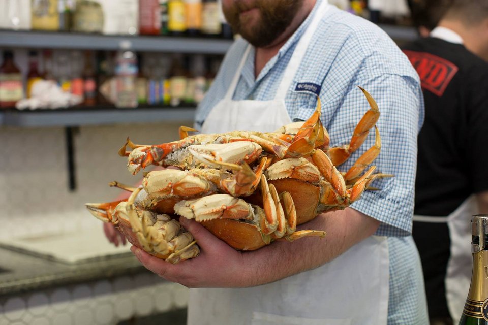 Τα καβούρια στο Swan Oyster Depot