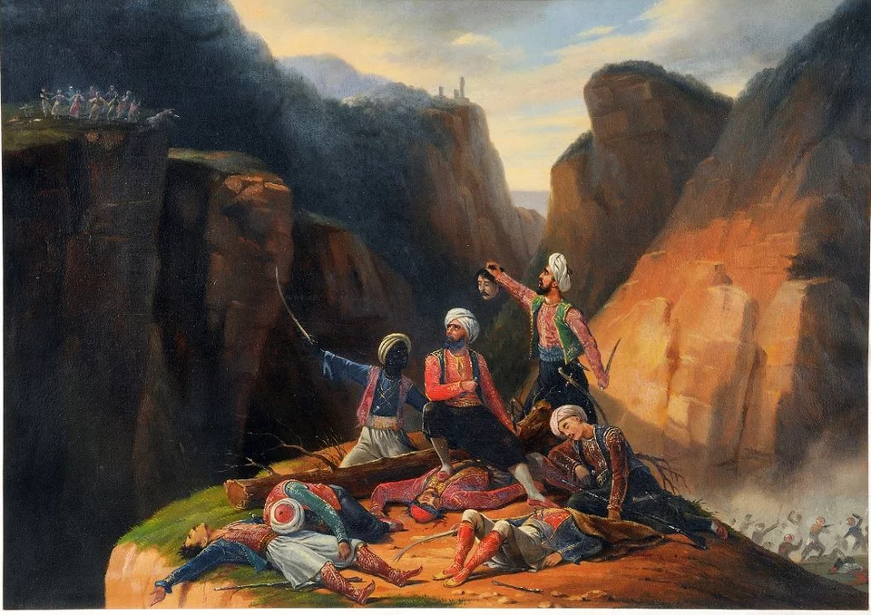 January Suchodolski «Ο χορός του Ζαλόγγου», Moυσείο Μπενάκη