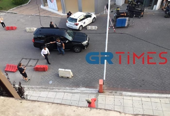 Μπαντέρας γυρίσματα ταινίας σε Θεσσαλονίκη