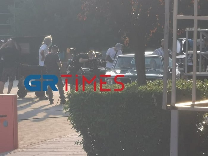 Μπαντέρας γυρίσματα ταινίας σε Θεσσαλονίκη