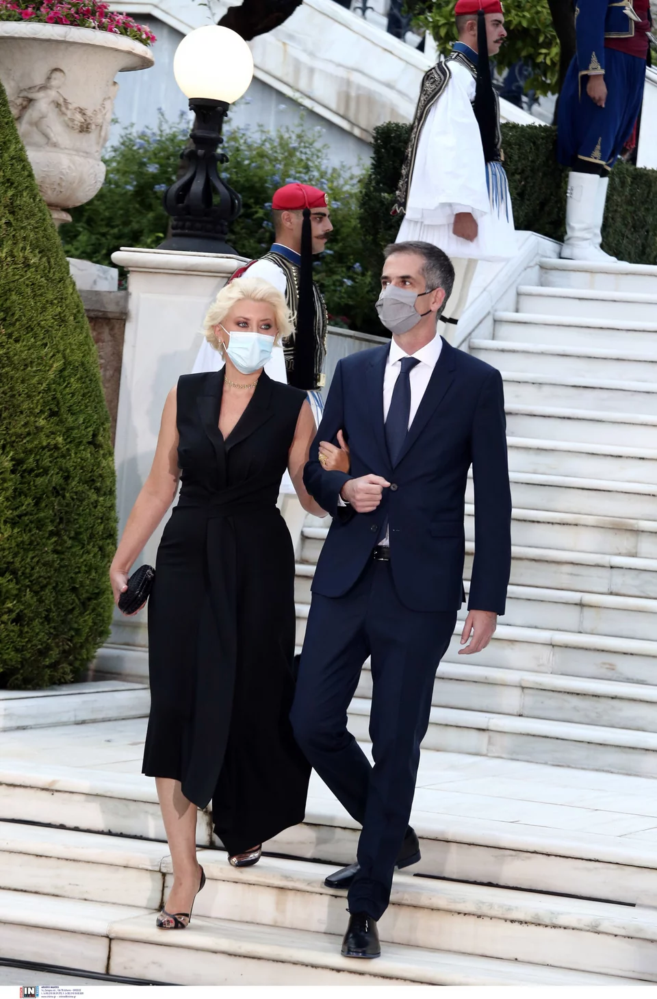 Η Σία Κοσιώνη με τον σύζυγό της Κώστα Μπακογιάννη 