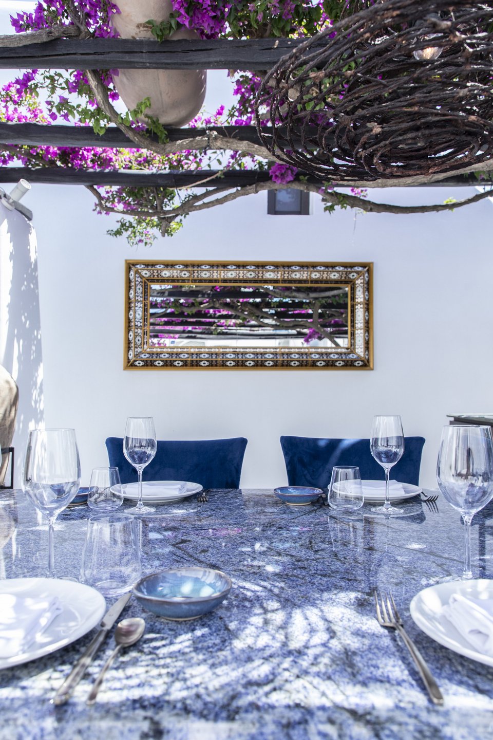 Coya Mykonos τραπέζι