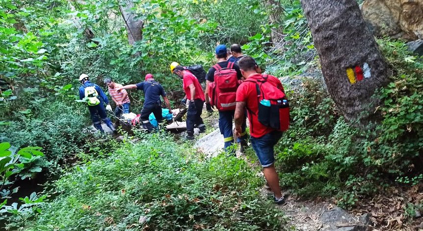 διάσωση Γαλλίδας στην Κρήτη