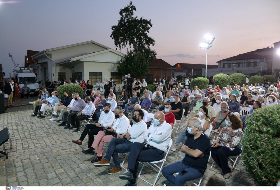 Η Φώφη Γεννηματά μιλά στην εκδήλωση του ΚΙΝΑΛ στη Θεσσαλονίκη -Φωτογραφία: Intimenews/ΧΗΡΑΣ ΑΧΙΛΛΕΑΣ