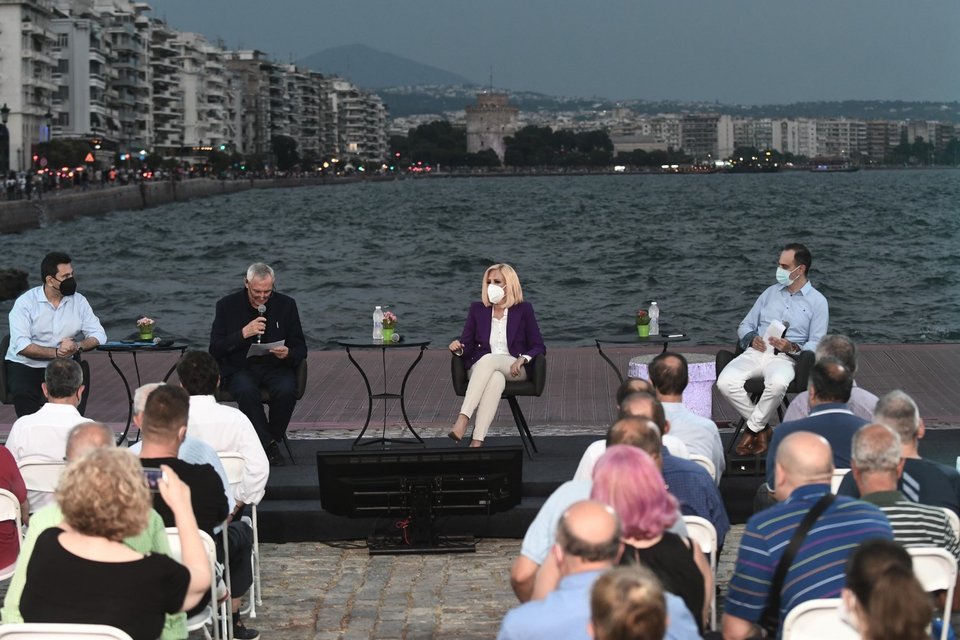 Η Φώφη Γεννηματά στη Θεσσαλονίκη / Φωτογραφία: MOTIONTEAM