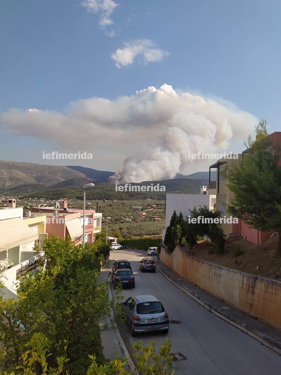 Φωτιά στην Κορινθία
