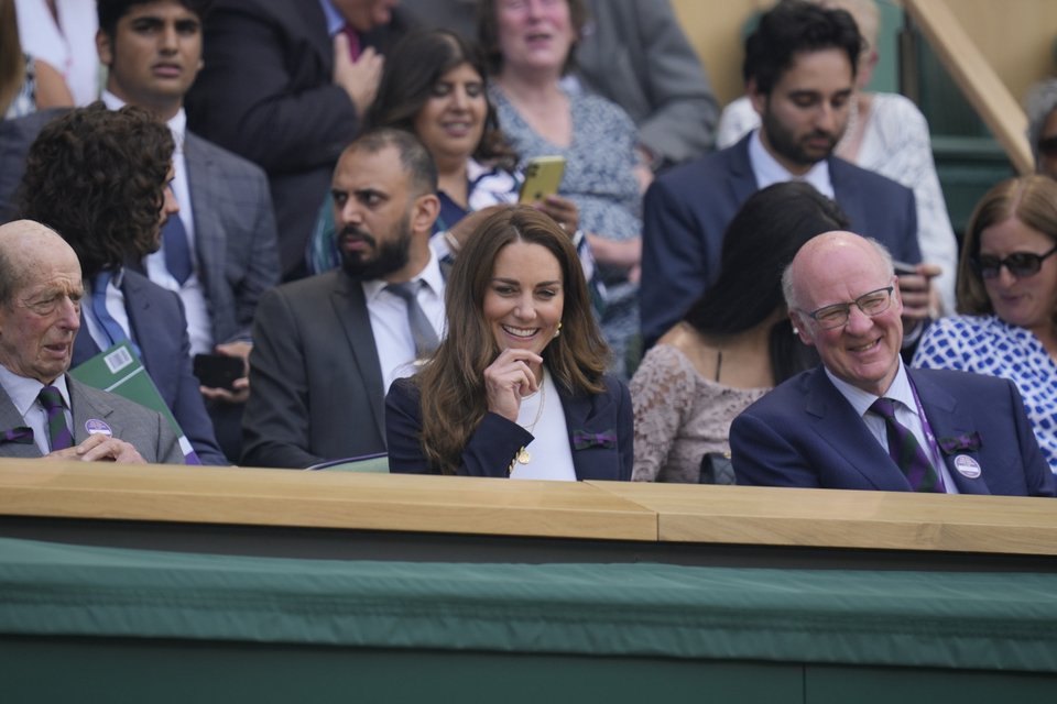 Η Κέιτ Μίντλετον πήγε σε αγώνα τένις στο Wimbledon την Παρασκευή
