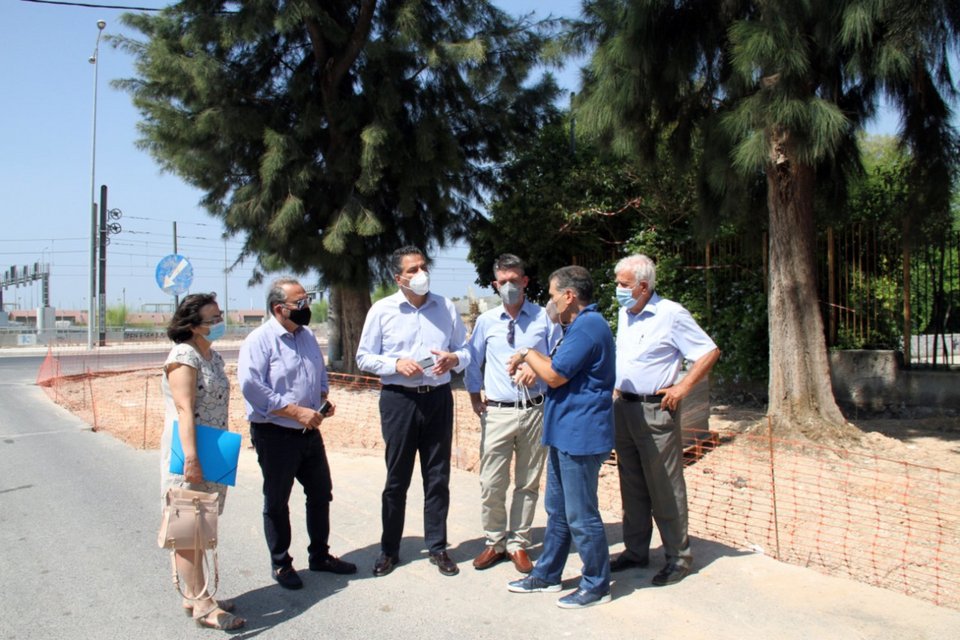 Επιθεώρηση των έργων στο Παραλιακό Μέτωπο