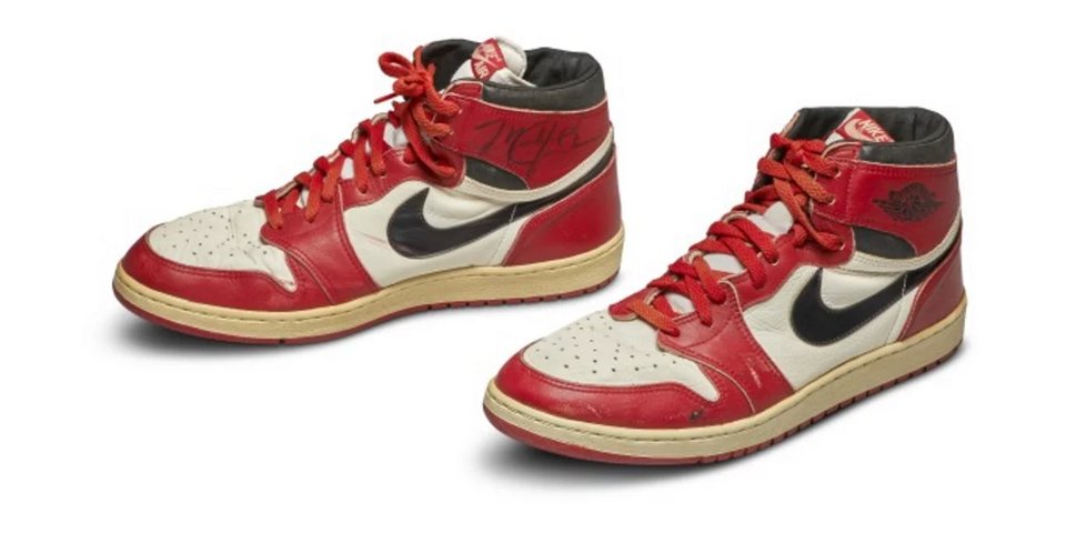 Τα Nike Air Jordan 1 του Μάικλ Τζόρνταν / Φωτογραφία: Sotheby's