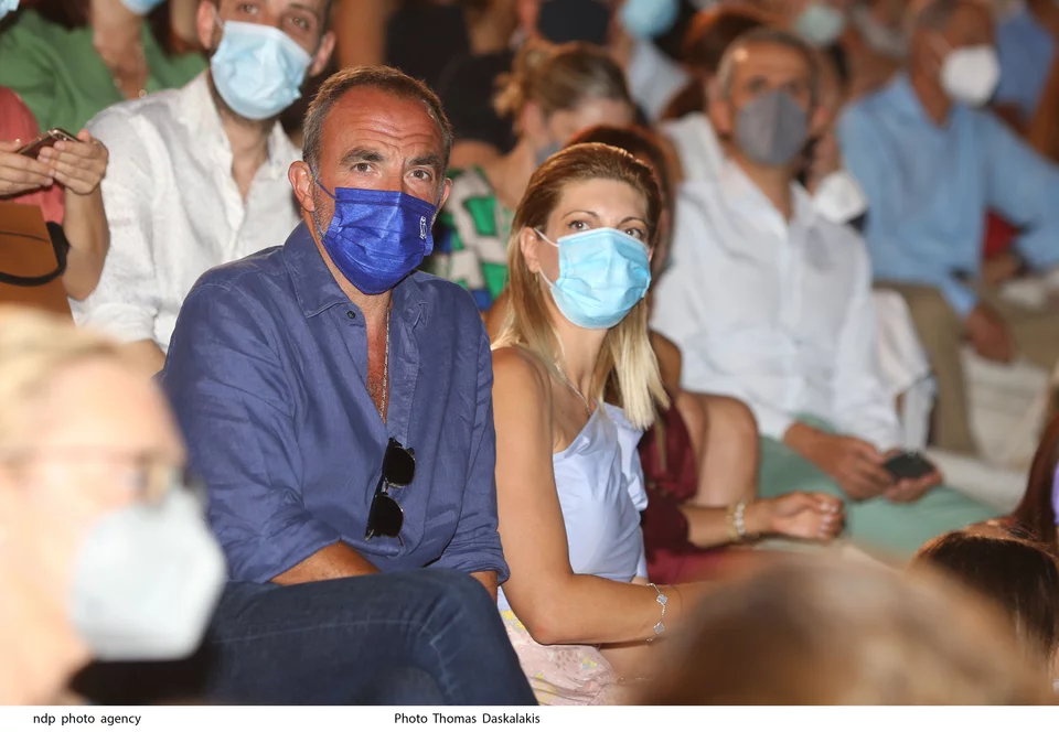 Νίκος Αλιάγας και Τίνα Γρηγορίου στο Ηρώδειο