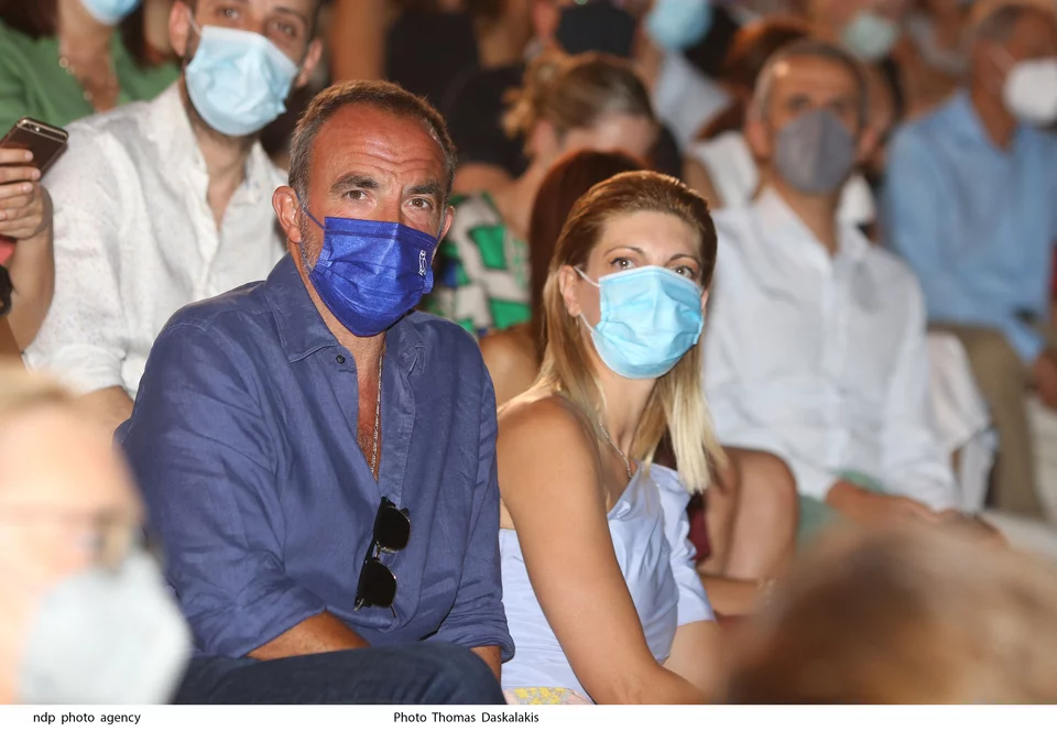 Νίκος Αλιάγας και Τίνα Γρηγορίου στο Ηρώδειο