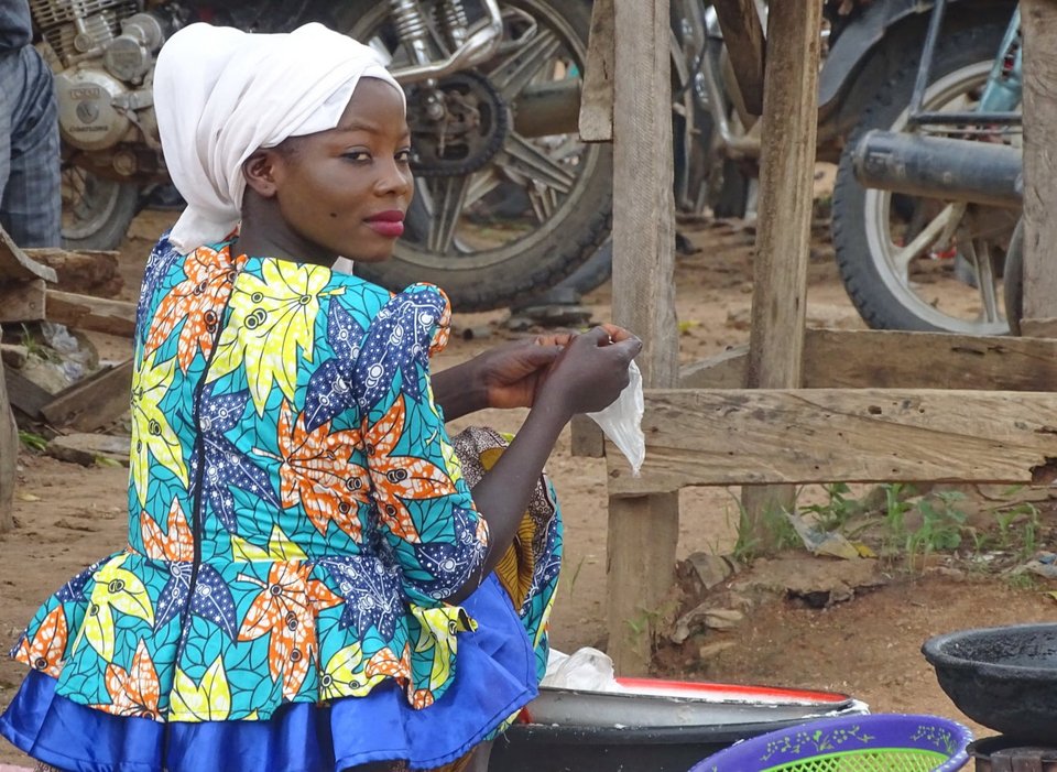 όμορφη Αφρικανή