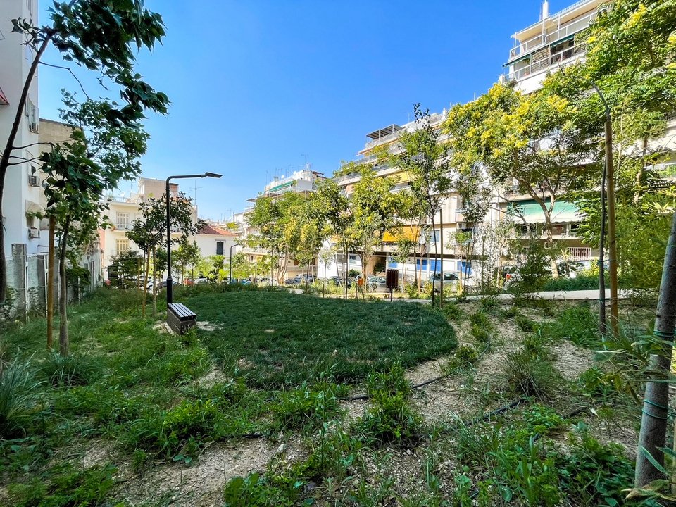 Το πάρκο τσέπης στο Παγκράτι