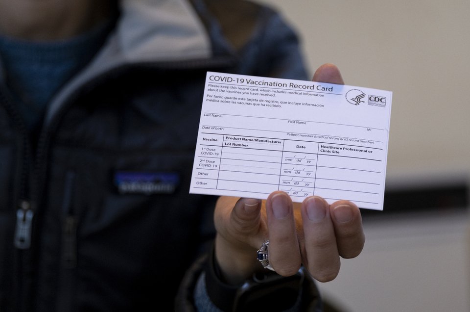 Η κάρτα εμβολιασμού των ΗΠΑ