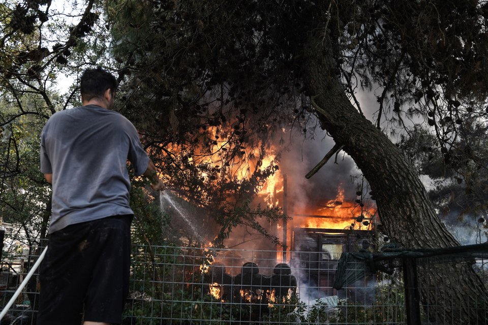 Πυρκαγιά στην Αττική / Φωτογραφία: SOOC
