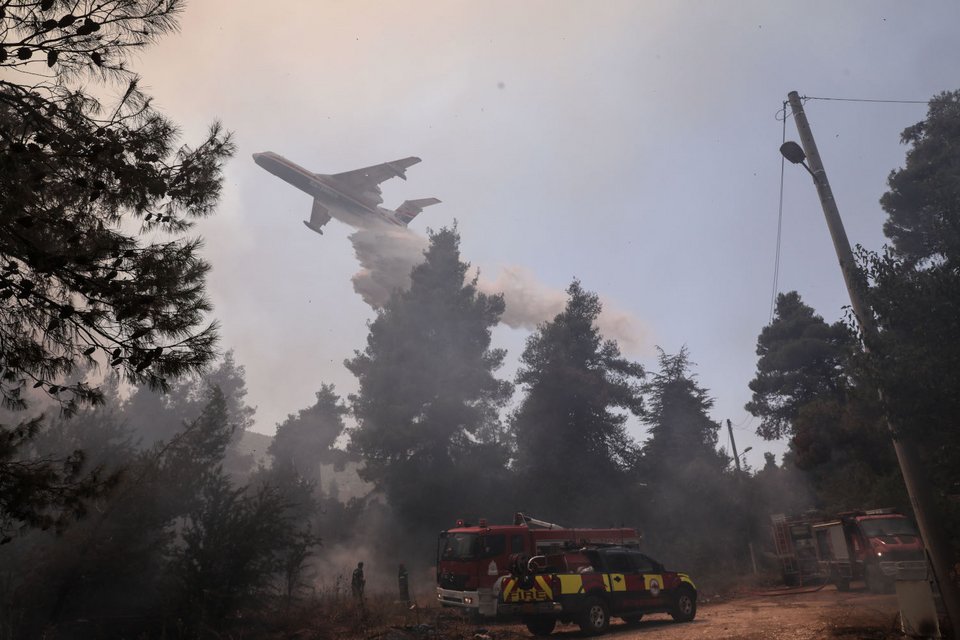 Πυρκαγιά στην Αττική / Φωτογραφία: SOOC