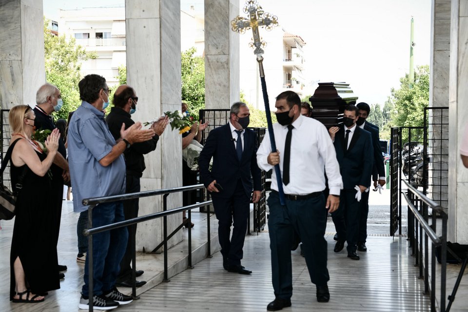 Τόλης Βοσκόπουλος κηδεία