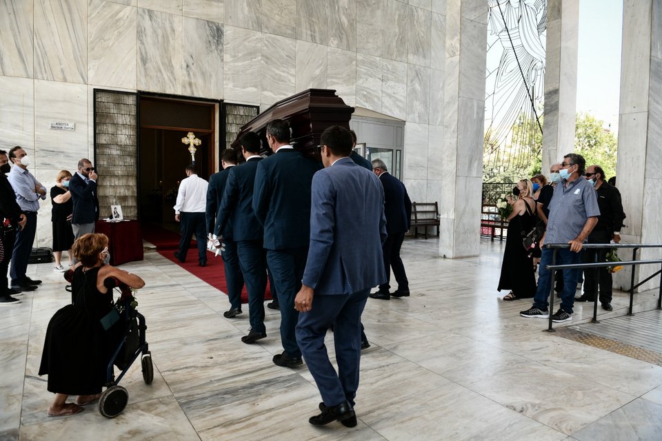 Τόλης Βοσκόπουλος κηδεία