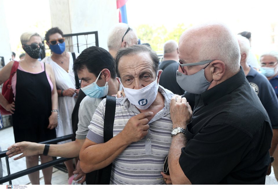 Τόλης Βοσκόπουλος κηδεία