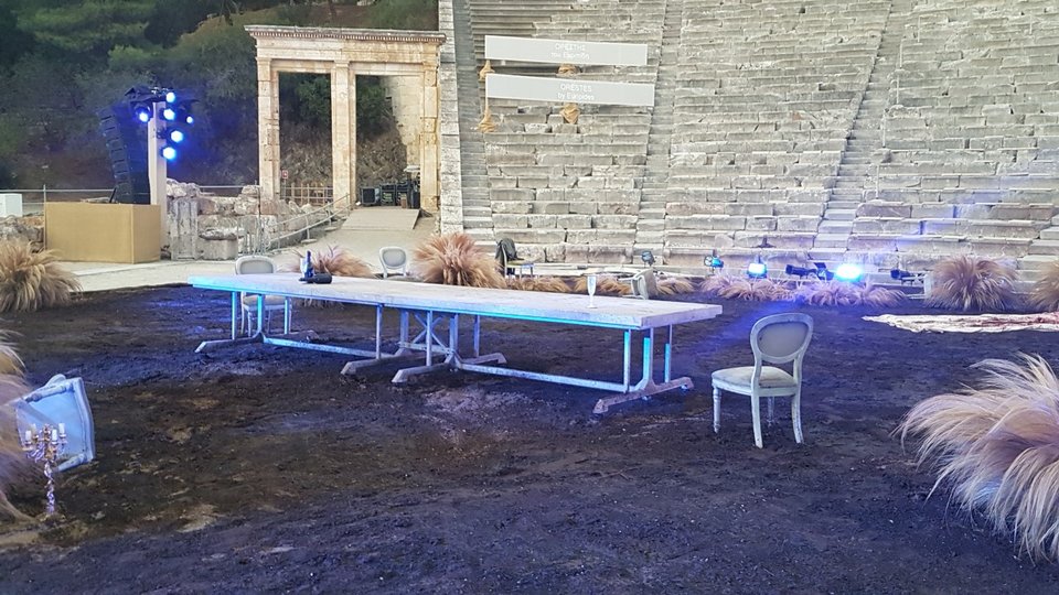 Το σκηνικό στην Επίδαυρο