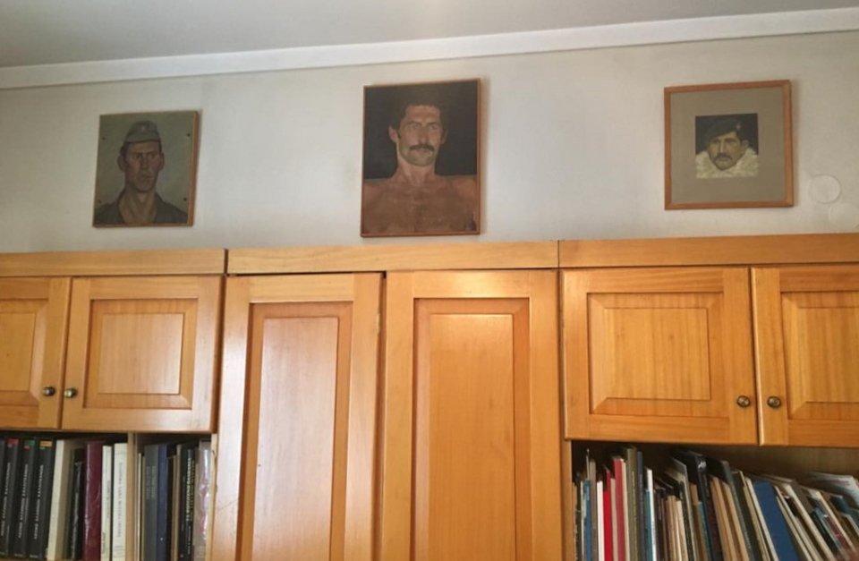 Προτομή του Χριστιανόπουλου από τον γλύπτη Γεωργιάδη