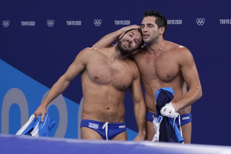 Βλαχόπουλος και Φουντούλης σε πελάγη ευτυχίας / Φωτογραφία: ΑΡ