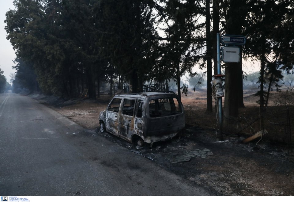 φωτιά Βαρυμπόμπη καταστροφές