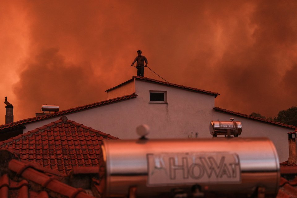 Φωτιά στις Γούβες Ευβοίας / EUROKINISSI/ΒΑΣΙΛΗΣ ΡΕΜΠΑΠΗΣ