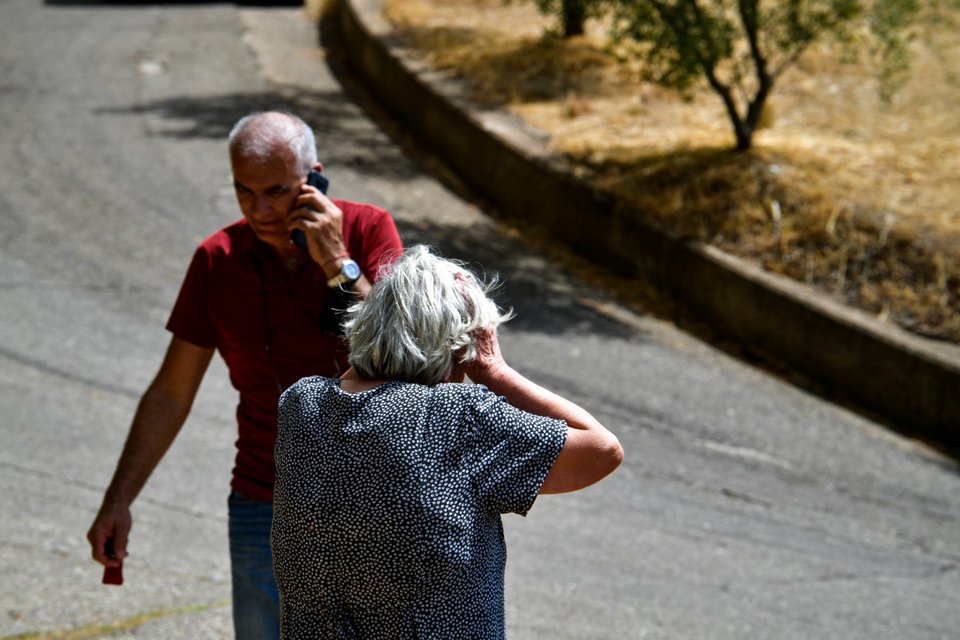 Πυρκαγιά στην Ηρακλειά της Αρχαίας Ολυμπίας -Φωτογραφία: ilialive/ ΓΙΑΝΝΗΣ ΣΠΥΡΟΥΝΗΣ