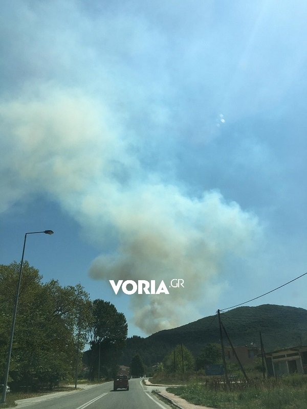 φωτιά Παγγαίο Καβάλα καπνός