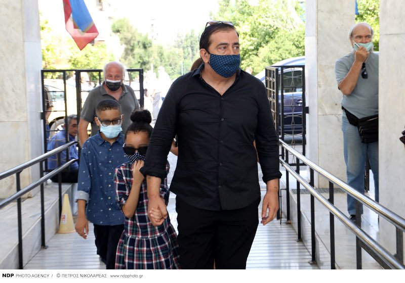 Ηρακλής Βλάχος με τα παιδιά του
