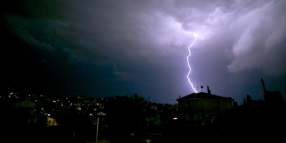 Καταιγίδες στη Βόρεια Ελλάδα/ Φωτογραφία: Intime news