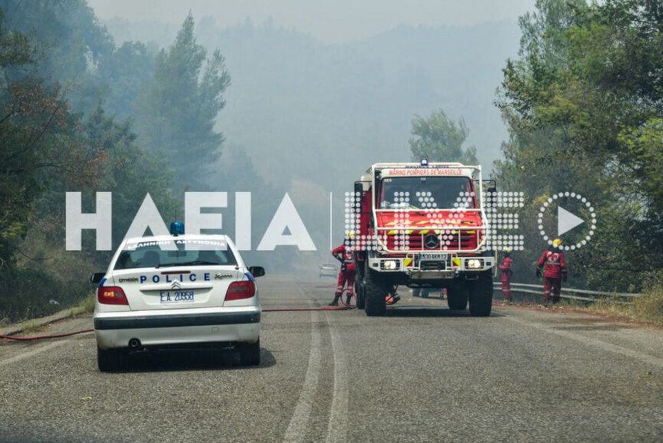 Η Πυροσβεστική έκανε τεράστιες προσπάθειες / Φωτογραφία: ilialive.gr