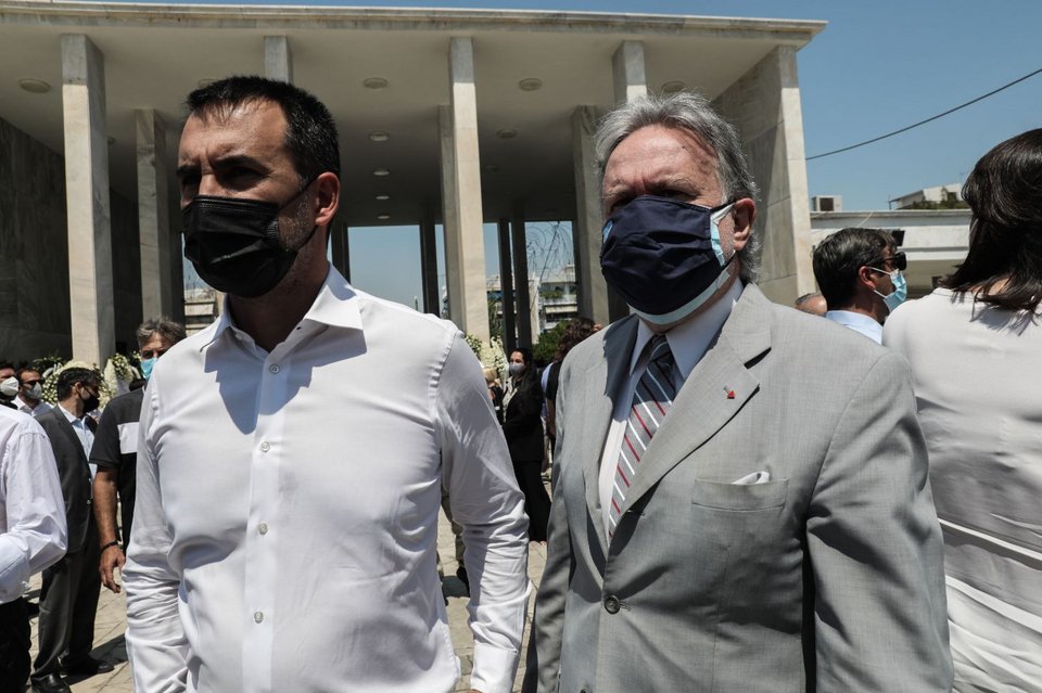 Οι πρώην υπουργοί του ΣΥΡΙΖΑ Αλέξης Χαρίτσης και Γιώργος Κατρούγκαλος