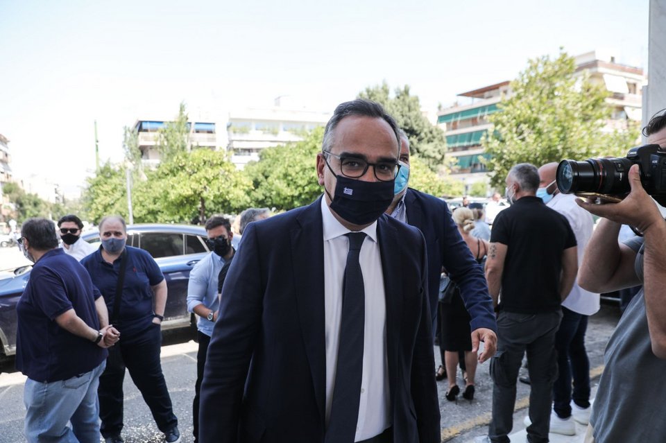 Ο υφυπουργός Υγείας, Βασίλης Κοντοζαμάνης