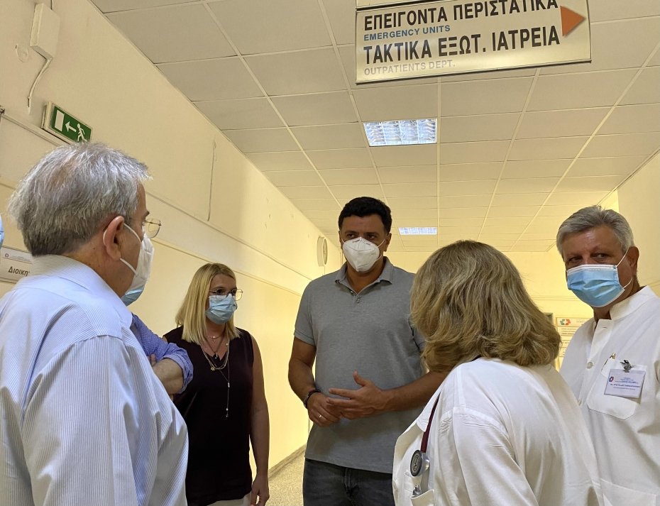 Βασίλης Κικίλιας επίσκεψη Σισμανόγλειο
