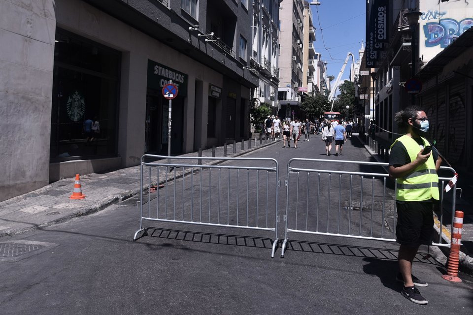 κλειστοί δρόμοι Αθήνα γυρίσματα ταινίας