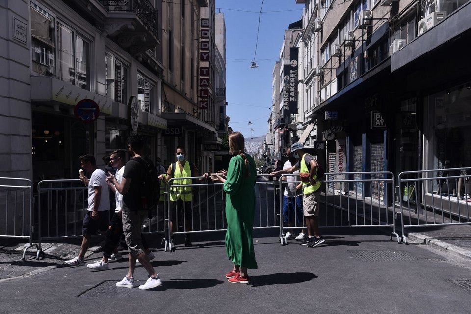 κλειστοί δρόμοι Αθήνα γυρίσματα ταινίας