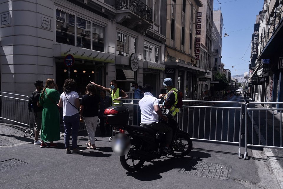 κλειστοί δρόμοι Αθήνα γυρίσματα ταινίας