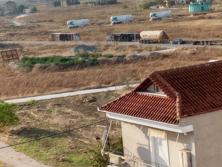 Λάρισα καταστροφές μπουρίνι