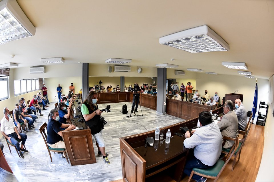 Σύσκεψη με ομιλία του Δημήτρη Κουτσούμπα στην Ηλεία / Φωτογραφία: EUROKINISSI-ΓΙΩΡΓΟΣ ΚΑΡΑΓΙΑΝΝΗΣ / Γραφείο Τύπου ΚΚΕ