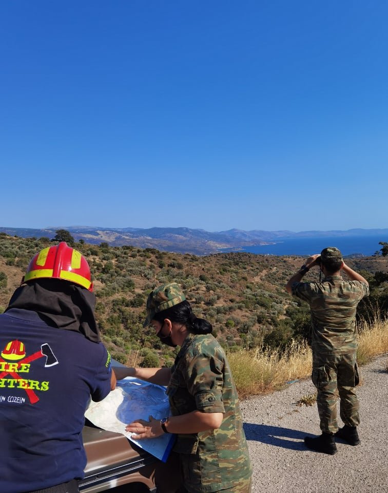 Περιπολίες στρατού και αστυνομίας σε δάση για τις πυρκαγιές