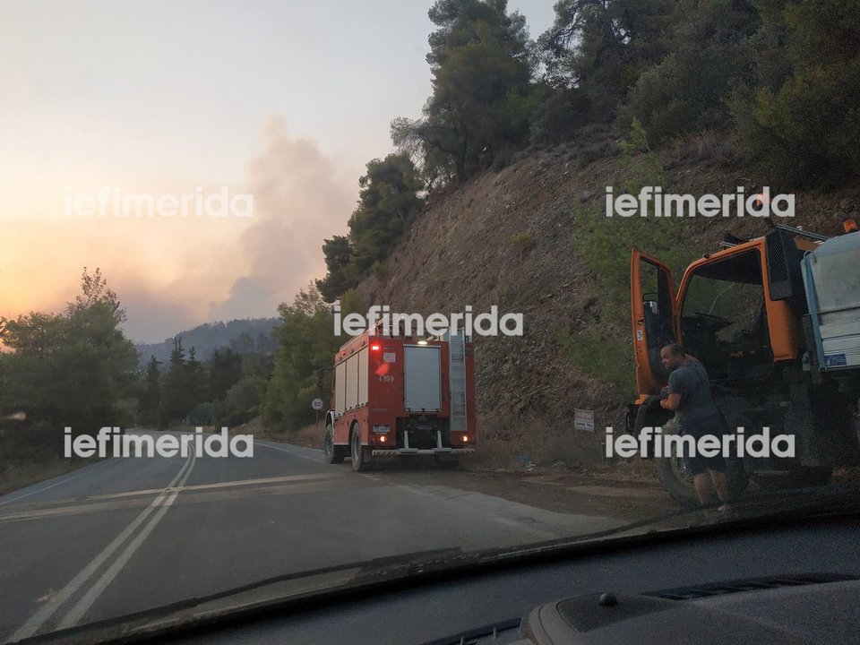 Φωτιές στην Εύβοια