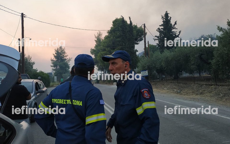 Ο υποστράτηγος της Πυροσβεστικής και συντονιστής Θεσσαλίας και Στερεάς Ελλάδας, Κωνσταντίνος Παχίδης