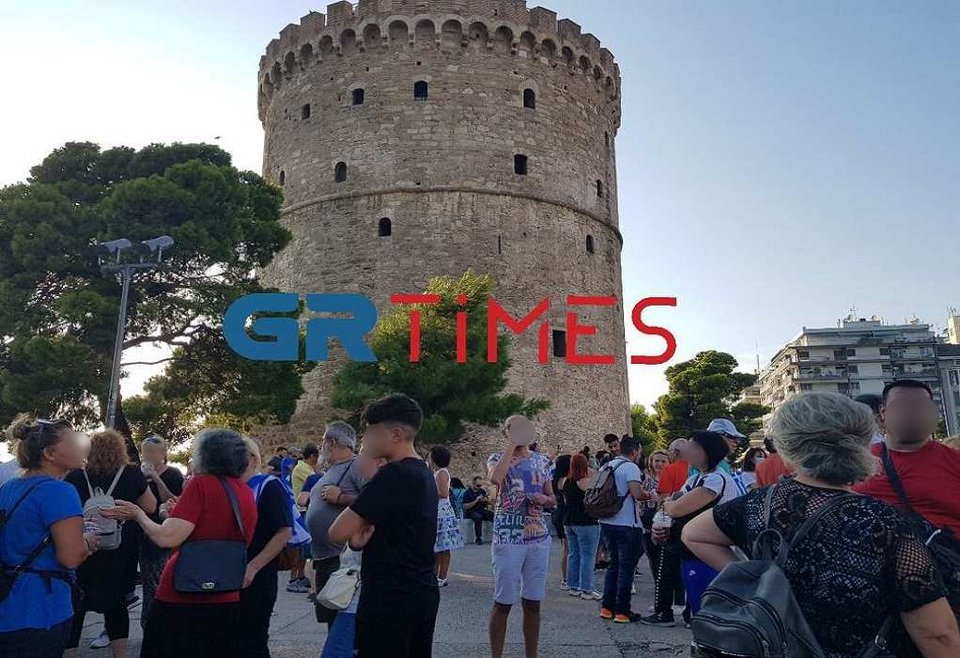 συγκέντρωση αντιεμβολιαστών Θεσσαλονίκη